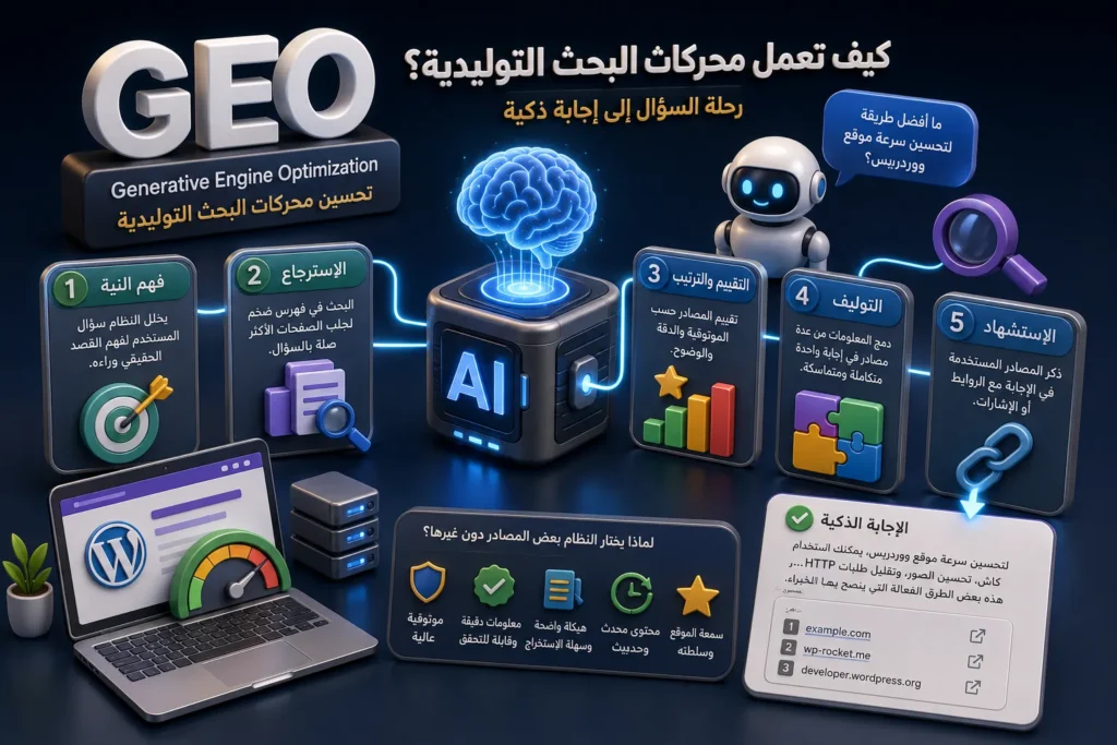 GEO تحسين محركات البحث التوليدية… الدليل الشامل